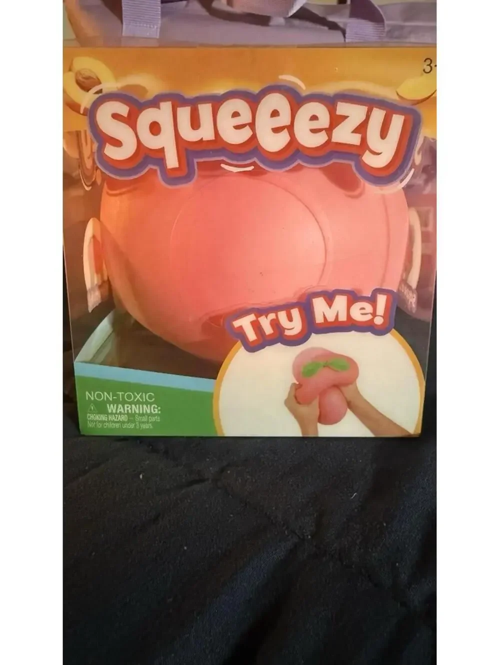 Sunny Days Jumbo Squeezy Peach  Squishy Stress Sensory Fun